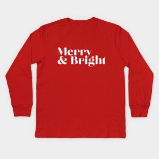 Merry & Bright Kids Long Sleeve T-Shirt